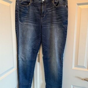 Chico's Dark Blue Boyfriend Jeans